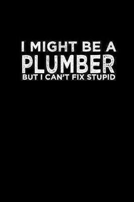 Book cover for I might be a plumber but I can't fix stupid