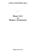 Book cover for On Modern Architecture