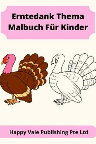 Cover of Erntedank Thema Malbuch Für Kinder