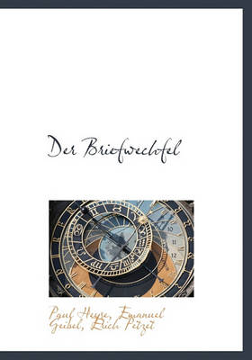 Book cover for Der Briefwechfel