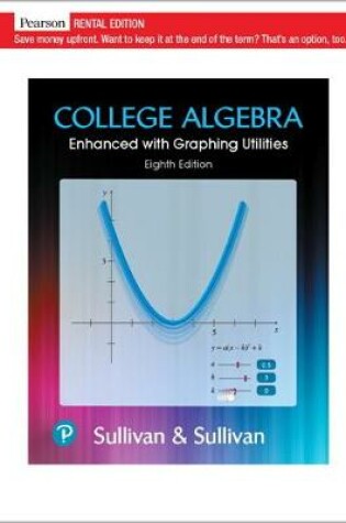 Cover of College Algebra Enhanced with Graphing Utilities [rental Edition]