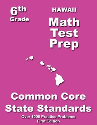 Book cover for Hawaii 6th Grade Math Test Prep