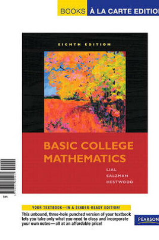 Cover of Basic College Mathematics, a la Carte