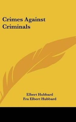 Book cover for Crimes Against Criminals