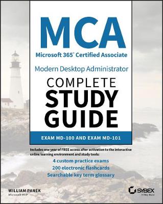 Book cover for MCA Modern Desktop Administrator Complete Study Guide