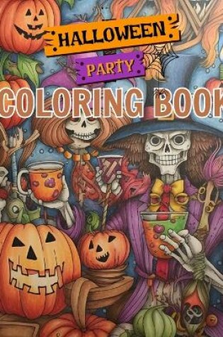 Cover of Halloween Party Coloring Book