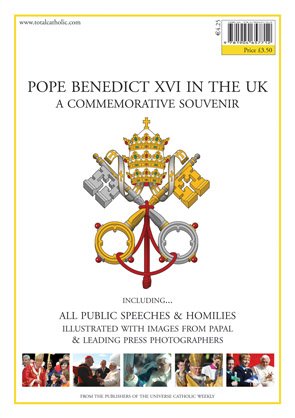 Cover of Pope Benedict in the UK a Commemorative & Souvenir