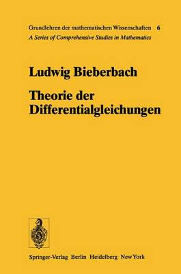 Book cover for Theorie Der Differentialgleichungen