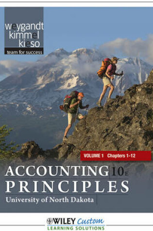 Cover of Accounting Principles 10th Edition Chapters 1-12 for University of North Dakota