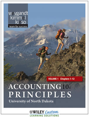 Book cover for Accounting Principles 10th Edition Chapters 1-12 for University of North Dakota