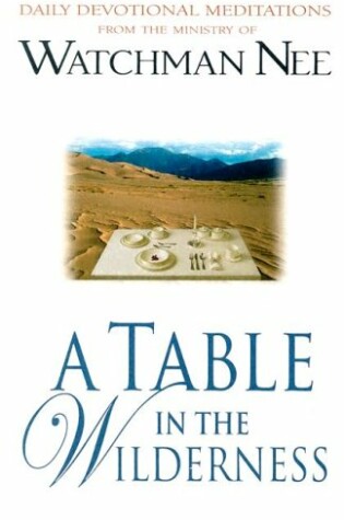 Cover of Table In The Wilderness, A