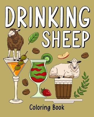 Book cover for Drinking Sheep Coloring Book