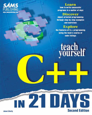 Book cover for Sams Teach Yourself C++ in 21 Days, Second Edition