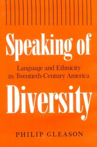 Cover of Speaking of Diversity