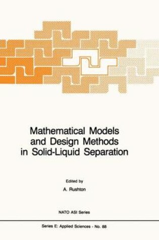 Cover of Mathematical Models and Design Methods in Solid-Liquid Separation