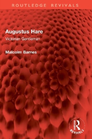 Cover of Augustus Hare