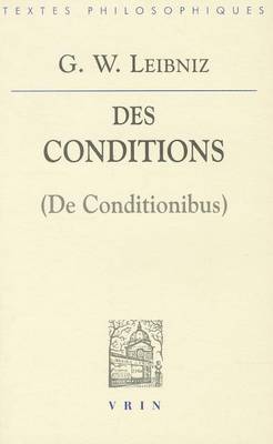 Cover of Gottfried Wilhelm Leibniz: de Conditionibus