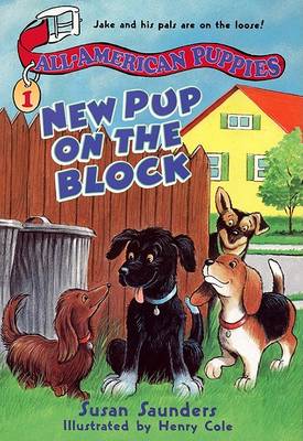 Book cover for All-American Puppies #1: New Pup on the Block