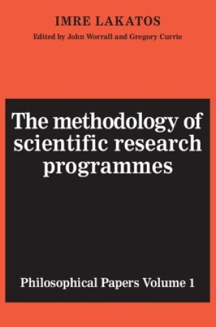 Cover of The Methodology of Scientific Research Programmes: Volume 1