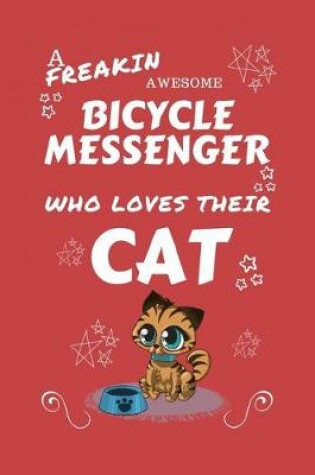 Cover of A Freakin Awesome Bicycle Messenger Who Loves Their Cat