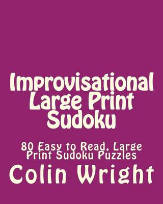 Book cover for Improvisational Large Print Sudoku