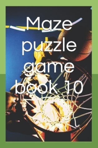 Cover of Maze puzzle game book 10