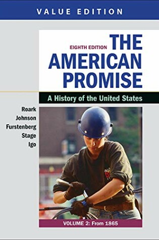 Cover of Loose-leaf Version for The American Promise, Value Edition, Volume 2