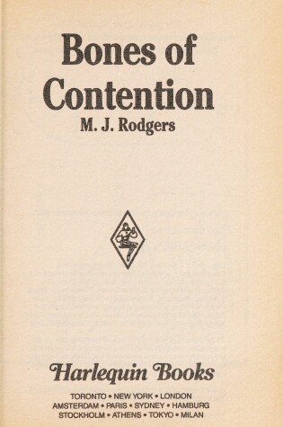 Cover of Bones Of Contention