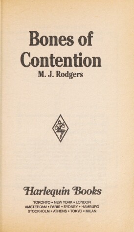 Book cover for Bones Of Contention