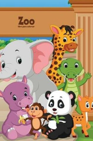 Cover of Zoo libro para colorear 1