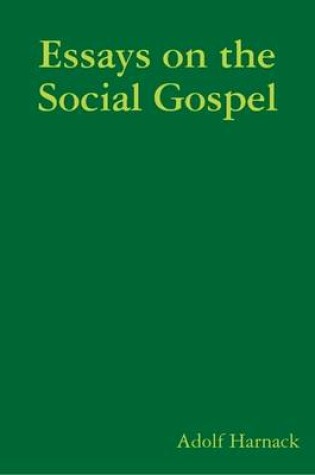 Cover of Essays on the Social Gospel