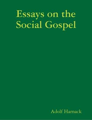 Book cover for Essays on the Social Gospel