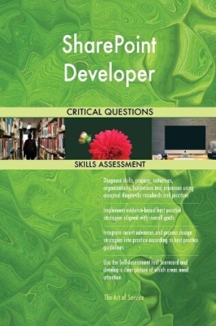 Cover of SharePoint Developer Critical Questions Skills Assessment