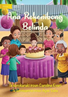 Book cover for It's Belinda's Birthday - Ana Rekenibong Belinda (Te Kiribati)