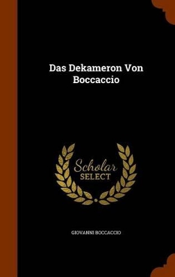 Book cover for Das Dekameron Von Boccaccio