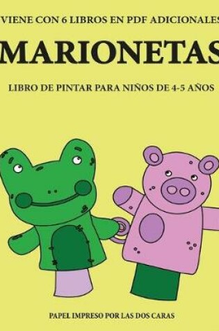 Cover of Libro de pintar para niños de 4-5 años (Marionetas)