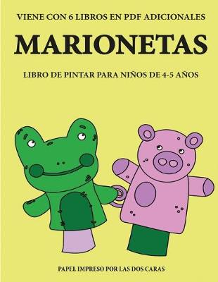 Book cover for Libro de pintar para niños de 4-5 años (Marionetas)