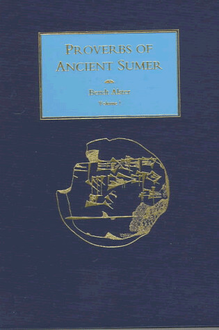 Cover of Proverbs of Ancient Sumer