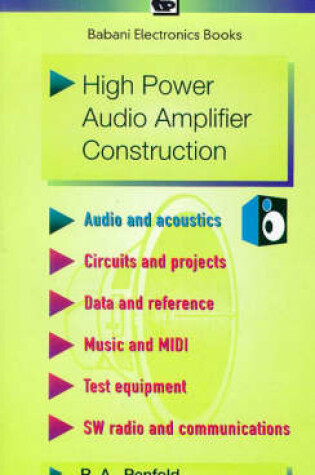 Cover of High Power Audio Amplifier Construction