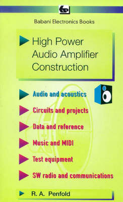 Book cover for High Power Audio Amplifier Construction