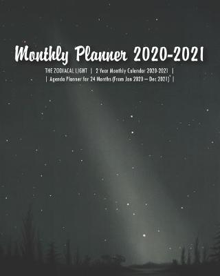 Book cover for Monthly Planner 2020-2021