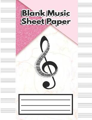 Book cover for Blank Music Sheet Paper