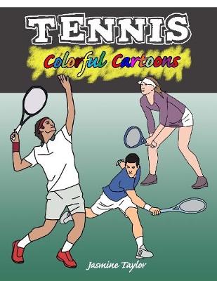 Book cover for Tennis Colorful Cartoons