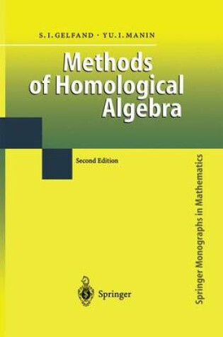 Cover of Methods of Homological Algebra