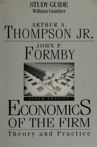 Cover of Economics of the Firm S/G