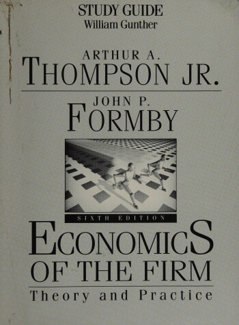 Book cover for Economics of the Firm S/G