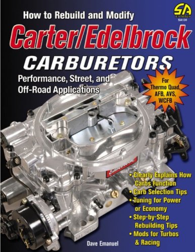 Book cover for How to Rebuild and Modify Carter/Edelbrock Carburetors