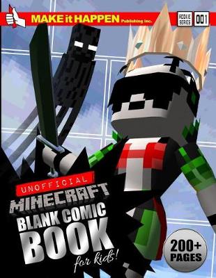 Book cover for Unofficial Minecraft Blank Comic Book for Kids