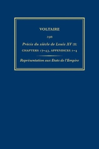 Cover of Complete Works of Voltaire 29B
