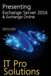 Book cover for Presenting Exchange Server 2016 & Exchange Online